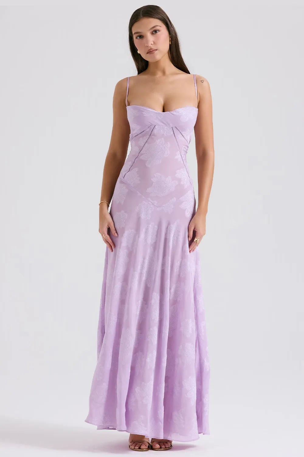 Open Back Maxi Dress – Women's Elegant Dress | Seraphina