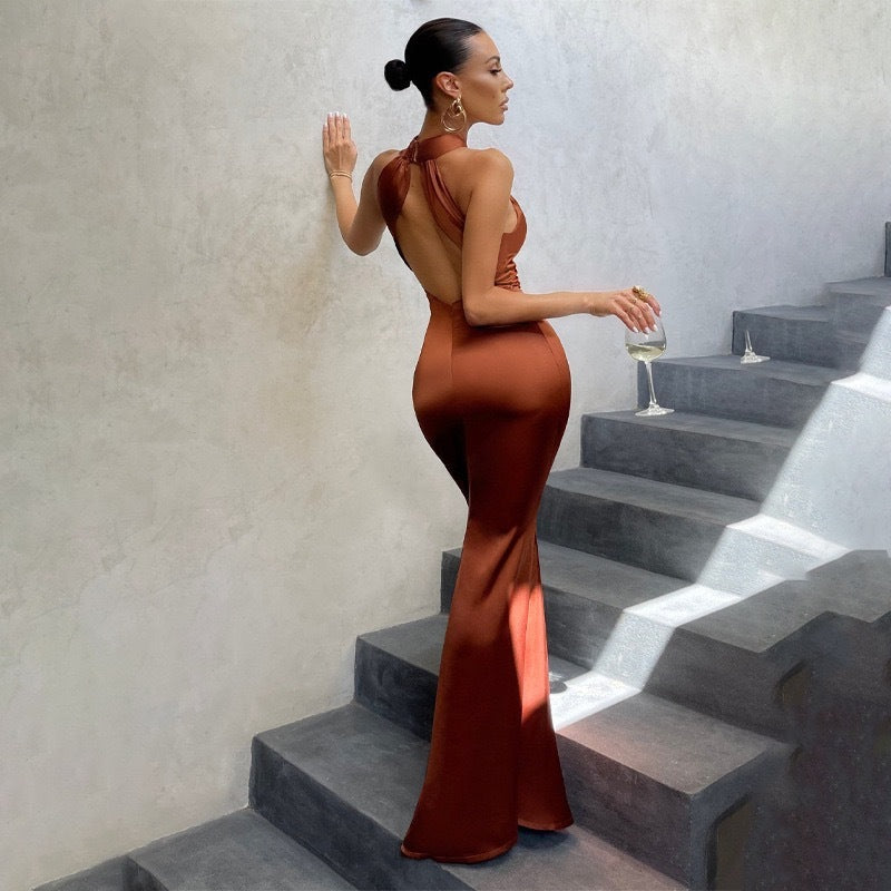 Fishtail Maxi Dress – Women's Elegant Dress | Clementine