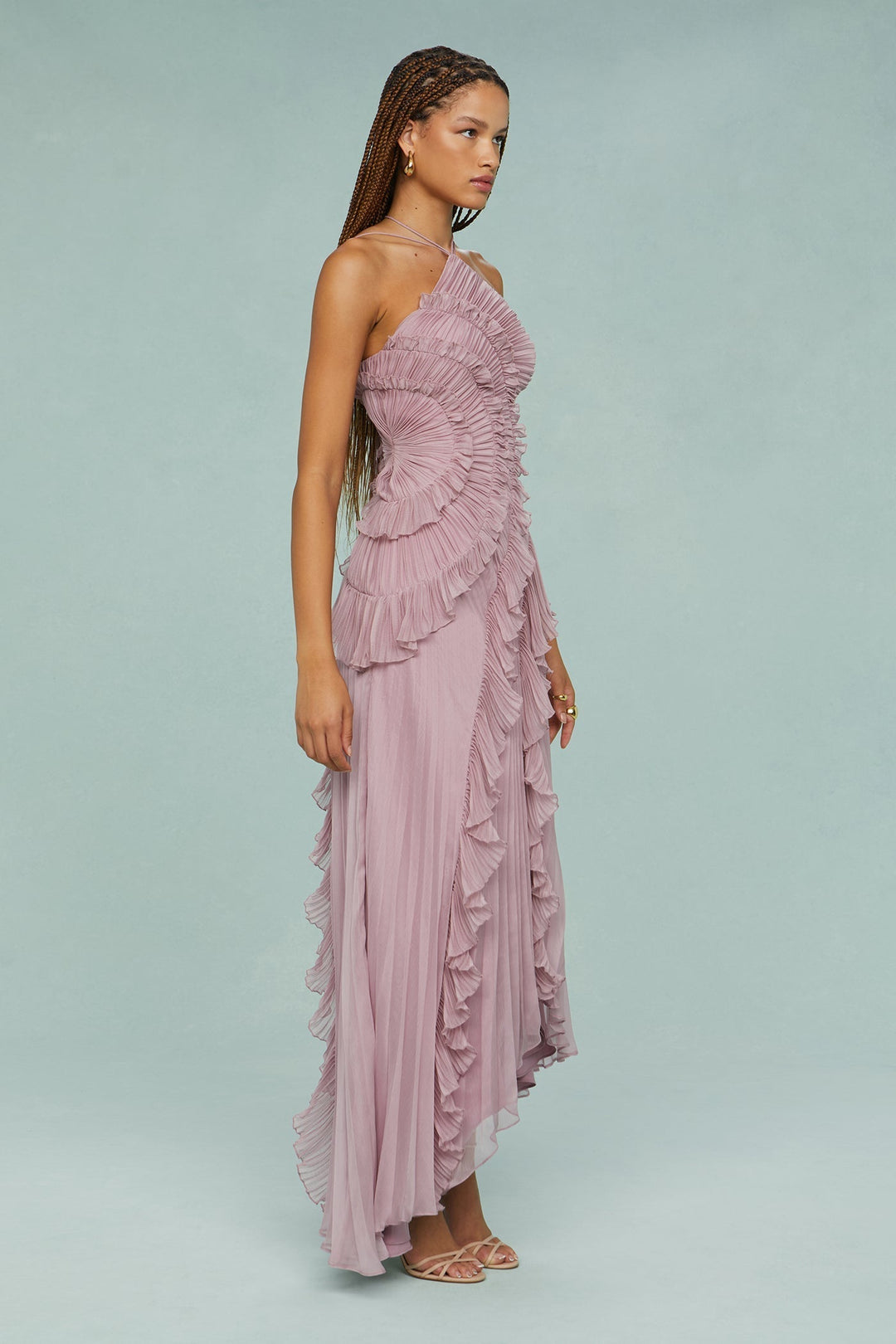 Halter Neck Maxi Dress – Women's Elegant Dress | Celina