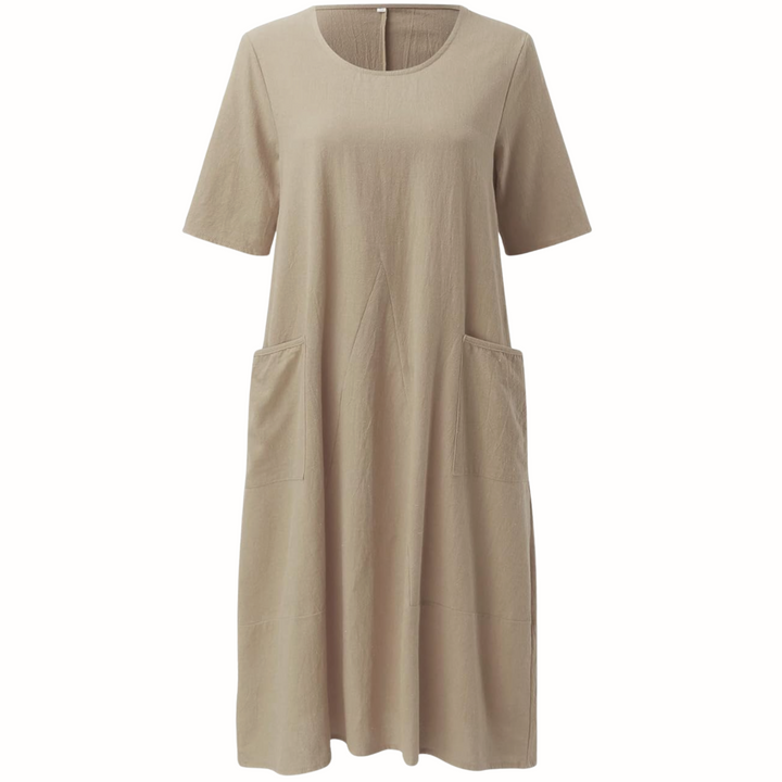 Pocket Midi Dress – Women's Casual Summer Dress | Seraphina