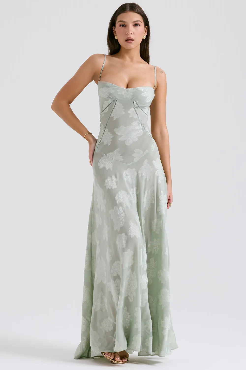 Open Back Maxi Dress – Women's Elegant Dress | Seraphina