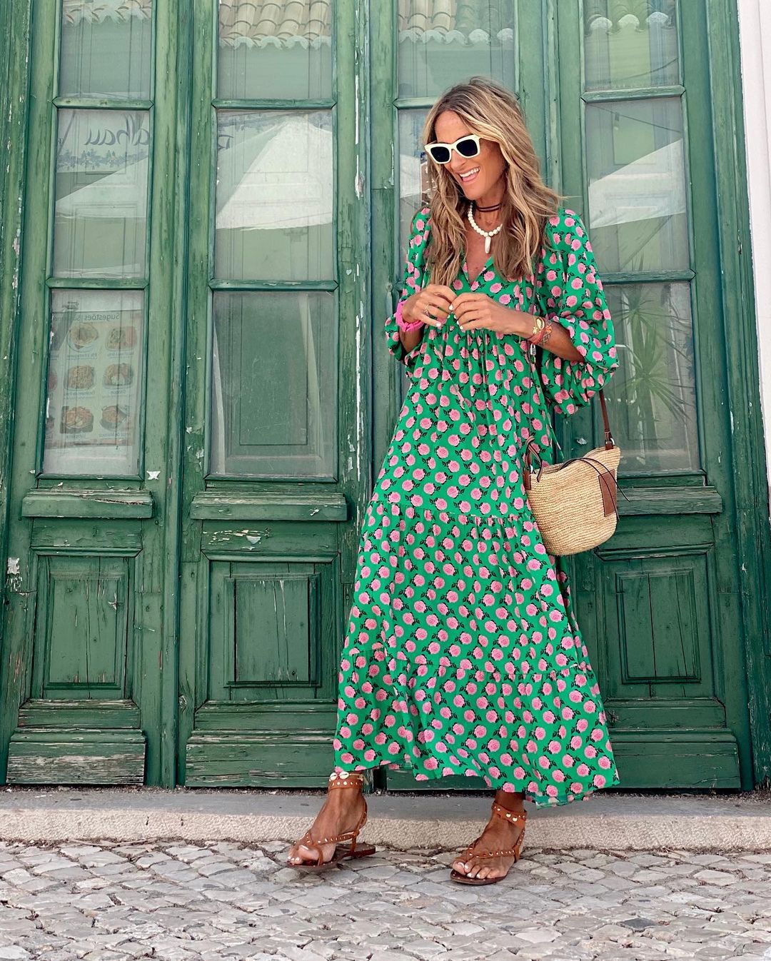 Polka Dot Maxi Dress – Women's Casual Dress | Evelina