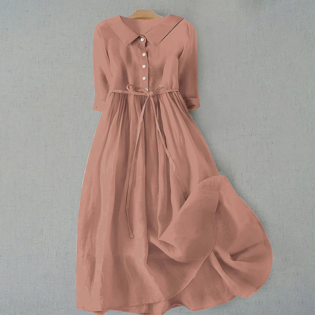 Tie Waist Maxi Dress – Women's Summer Dress | Celina