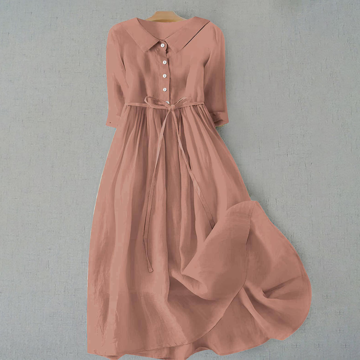 Tie Waist Maxi Dress – Women's Summer Dress | Celina