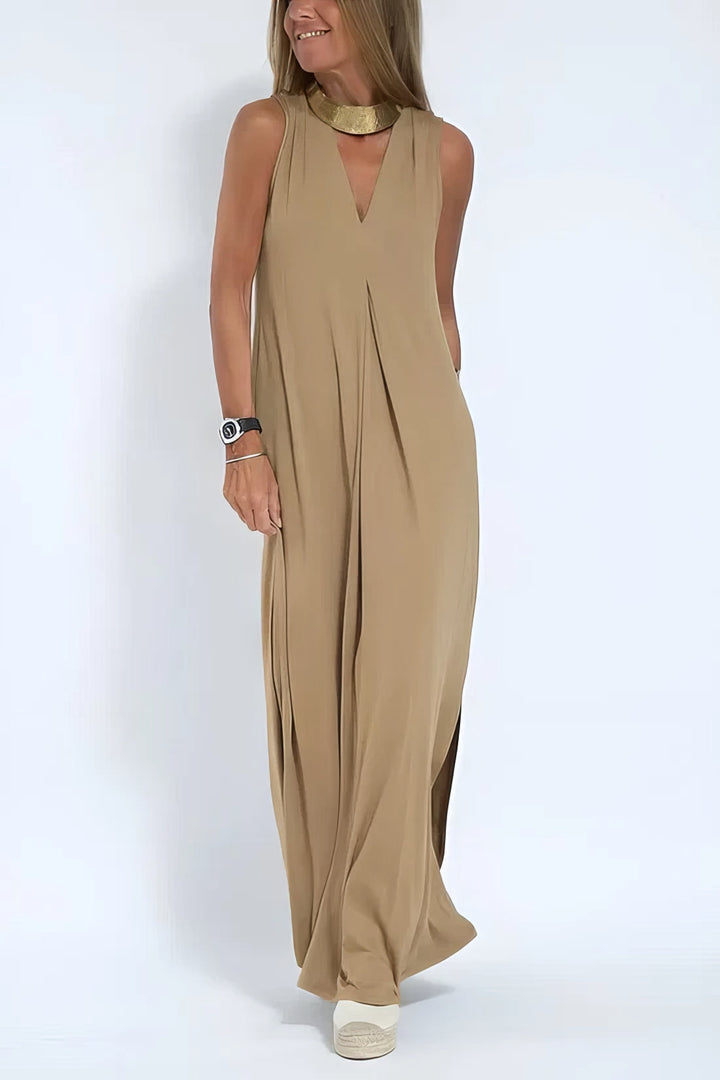 Draped Maxi Dress – Women's Casual Dress | Seraphina