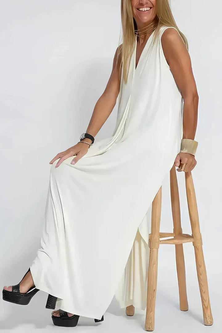 Draped Maxi Dress – Women's Casual Dress | Seraphina