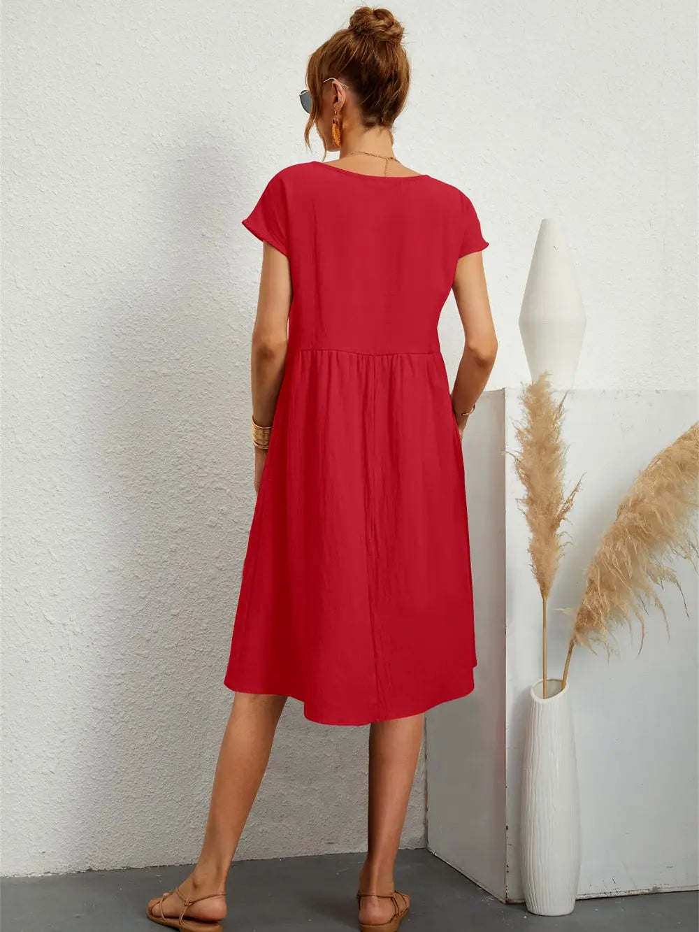 Smocked Pocket Midi Dress – Women's Casual Summer Dress | Seraphine