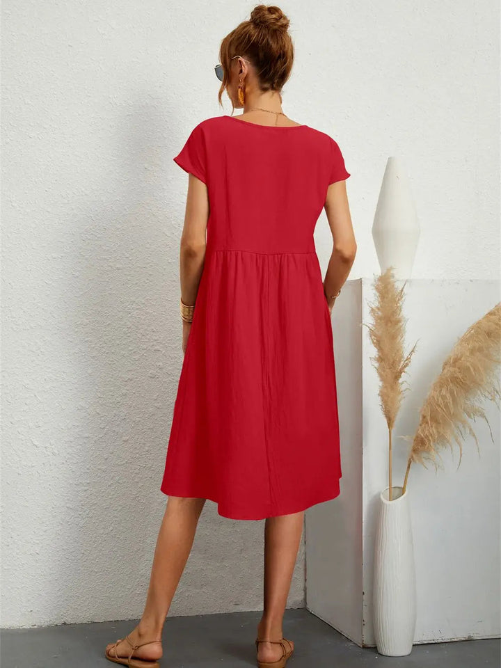Smocked Pocket Midi Dress – Women's Casual Summer Dress | Seraphine