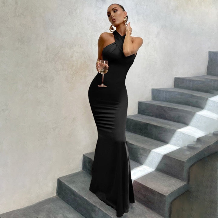 Fishtail Maxi Dress – Women's Elegant Dress | Clementine