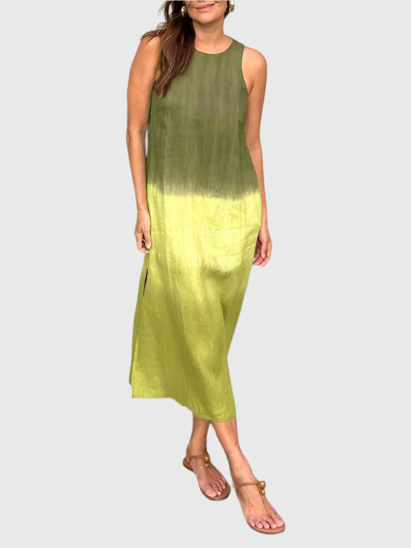 Printed Midi Dress – Women's Casual Dress | Elara