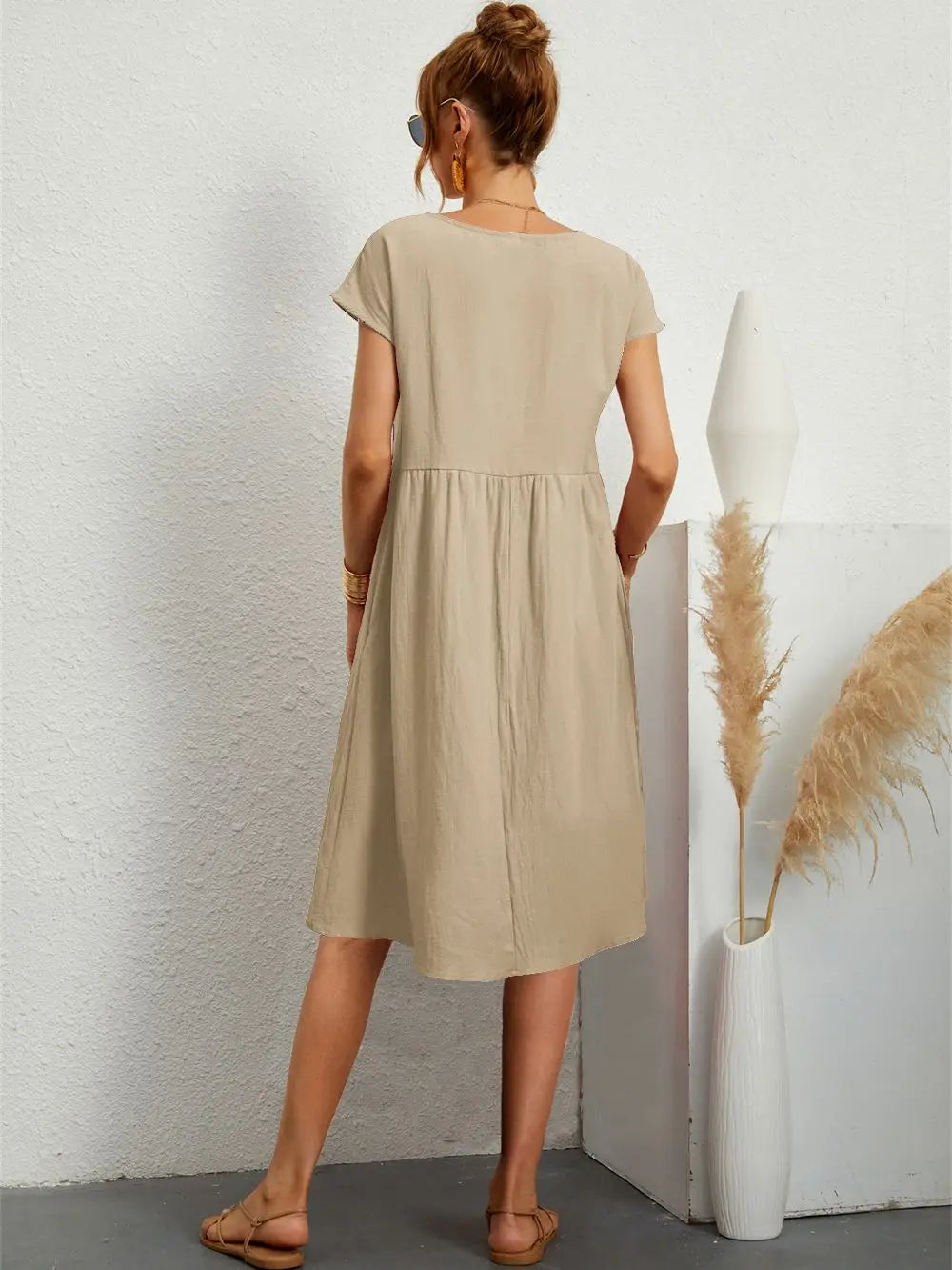 Smocked Pocket Midi Dress – Women's Casual Summer Dress | Seraphine