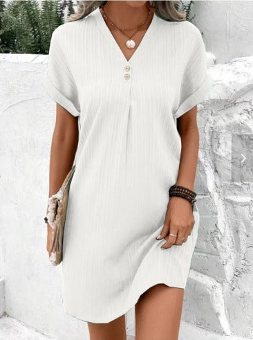 V-Neck Midi Dress – Women's Casual Dress | Isabella