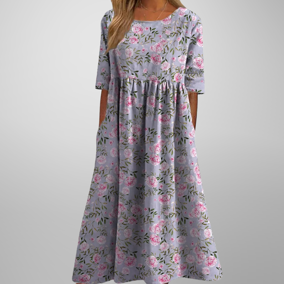 Floral Maxi Dress – Women's Casual Summer Dress | Amara