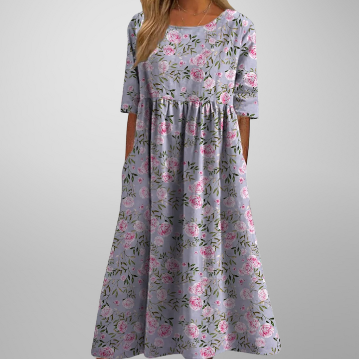 Floral Maxi Dress – Women's Casual Summer Dress | Amara