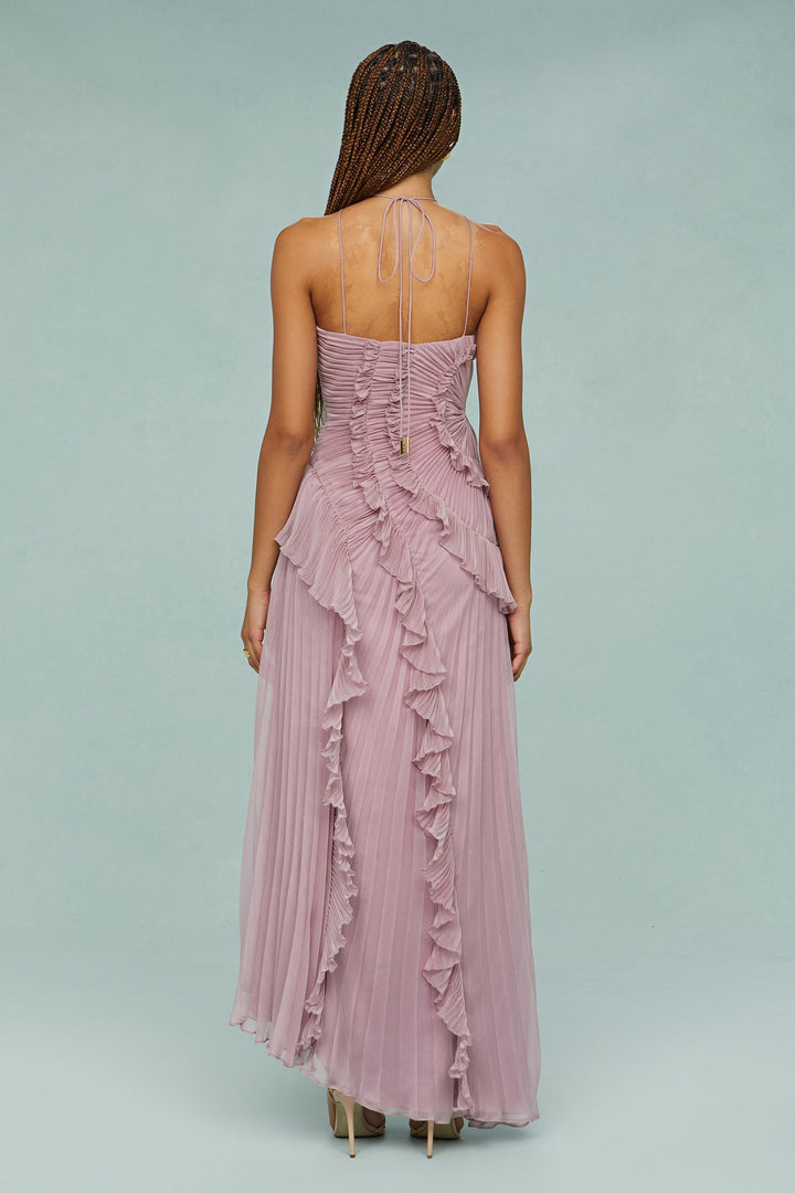 Halter Neck Maxi Dress – Women's Elegant Dress | Celina