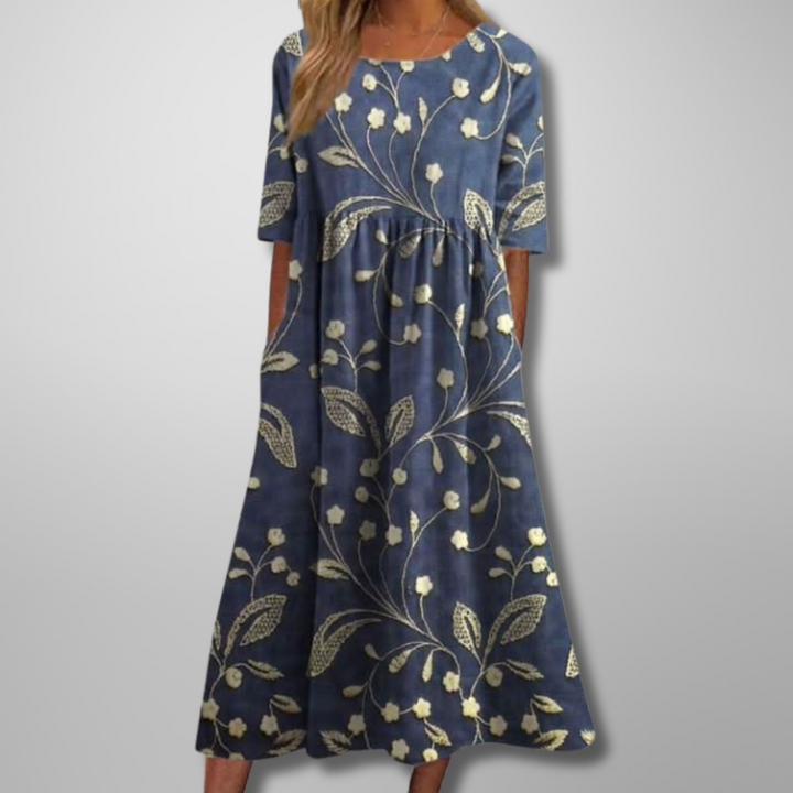 Floral Maxi Dress – Women's Casual Summer Dress | Amara