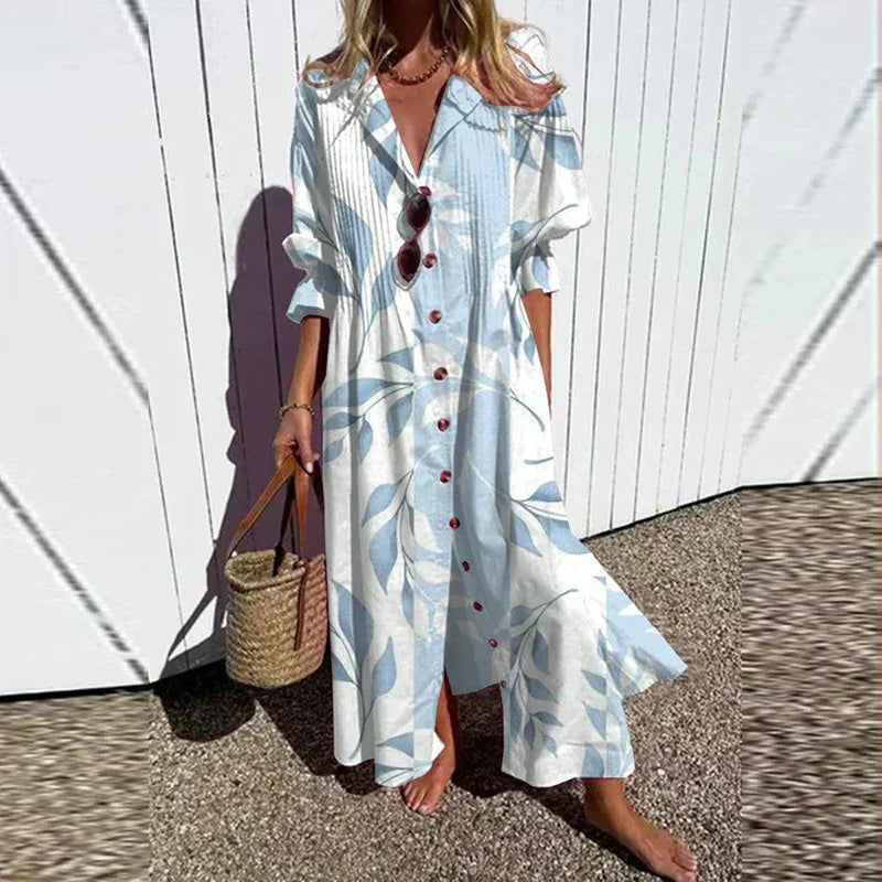 Boho Lace Maxi Dress – Women's Casual Summer Dress | Seraphina