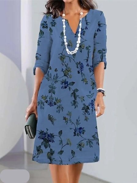 Floral Flutter Sleeve Midi Dress – Women's Summer Dress | Amara
