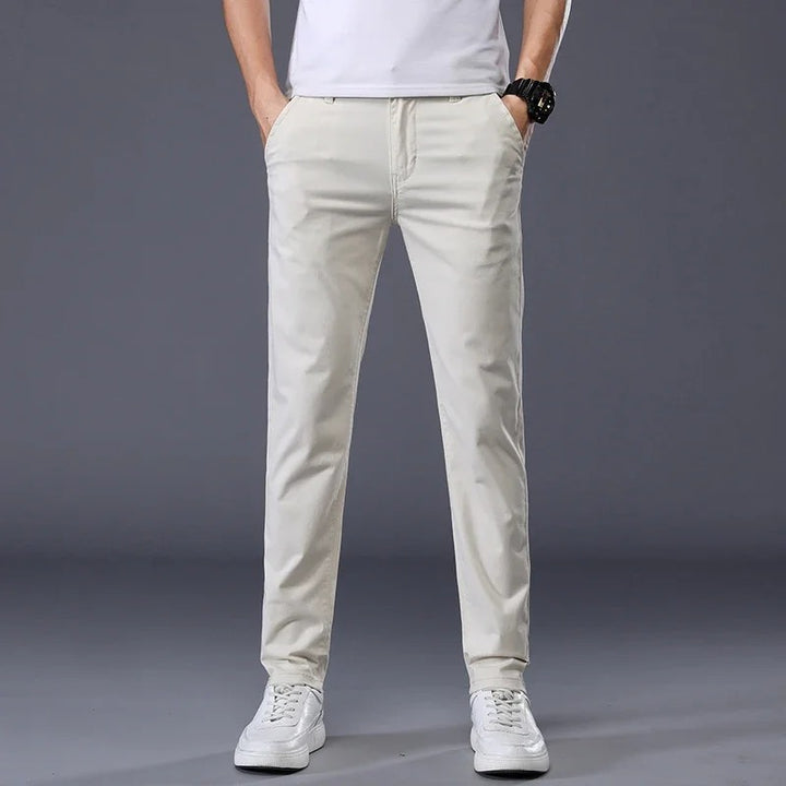 Slim Fit Trousers – Men's Cotton Dress Pants | Savoni